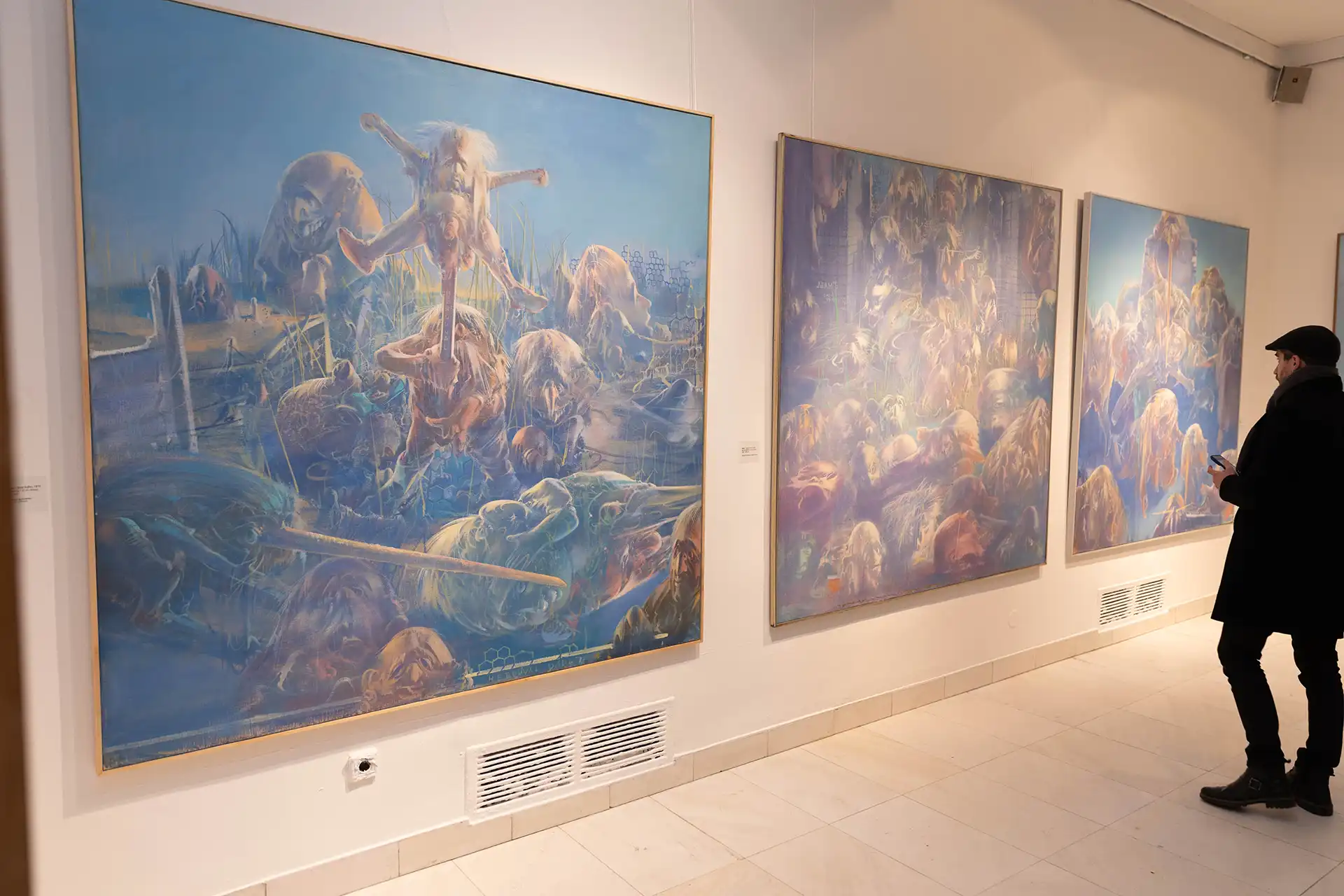 УМЕТНОСТ КОЈА ПРЕМАШУЈЕ ГРАНИЦЕ И ВРЕМЕ: Свечано отворена прва ретроспективна изложба Дада Ђурића у Београду 11 VLA 6092