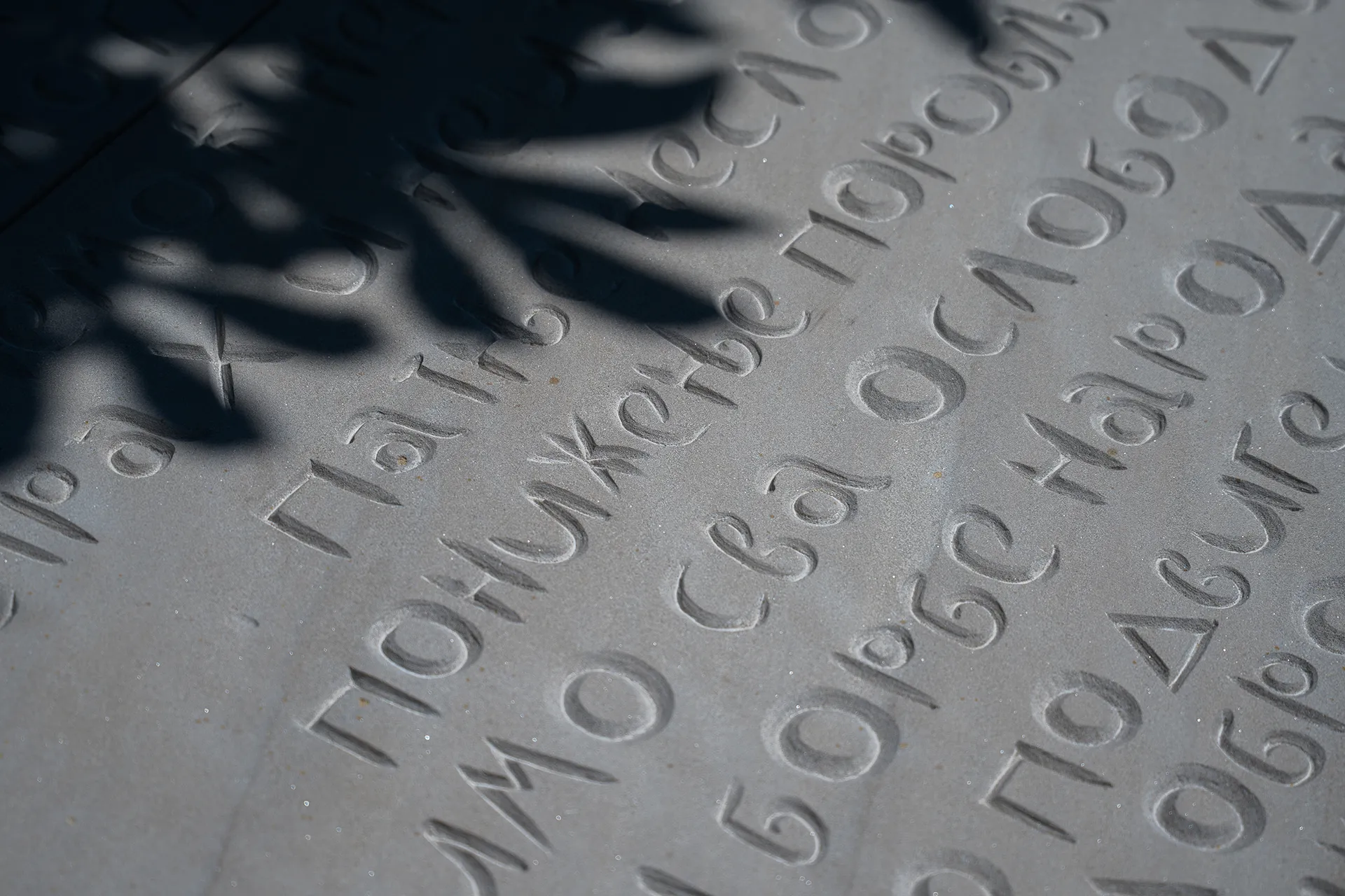 Спомен-плоча са текстом Добрице Ћосића положена на Слободишту у Крушевцу у знак сећања на преко 700 стрељаних Срба, Јевреја и Рома у Другом светском рату 7 spomen ploca